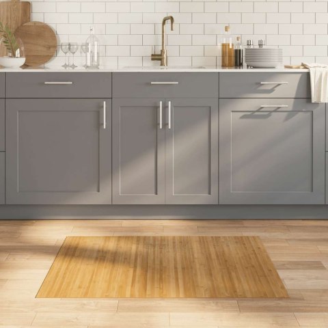 DYWAN PROSTOKĄTNY NATURALNY 70X100CM BAMBUSOWY