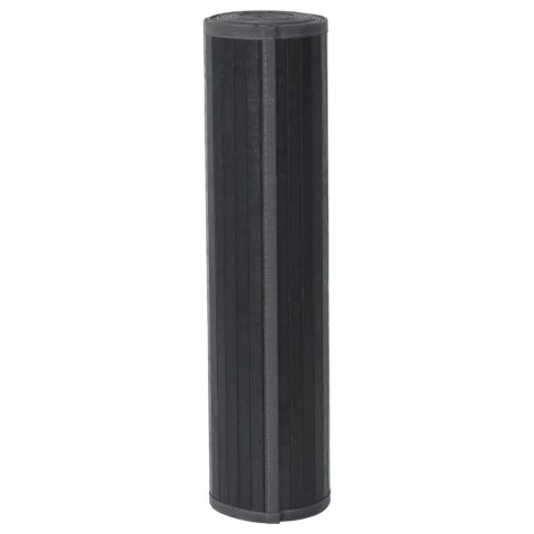 DYWAN PROSTOKĄTNY SZARY 70X200CM BAMBUSOWY