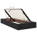 VidaXL Łóżko Ze LED Lights Z zagłówkiem Czarny 200 x 200 cm Aksamit