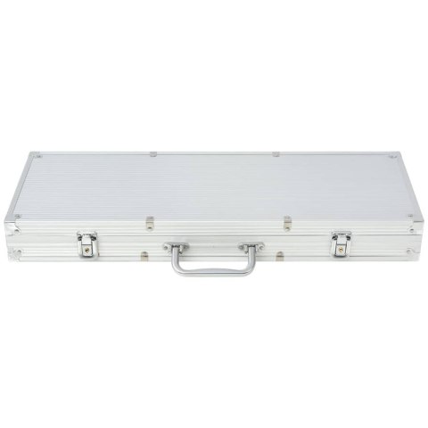 VidaXL Zestaw do gry w pokera 500 żetonów laserowych, aluminium