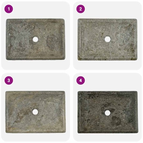 UMYWALKA SZARA 50X35X10CM MARMUROWA