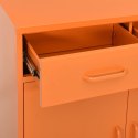 SZAFKA POMARAŃCZOWA 80X35X101,5CM STALOWA