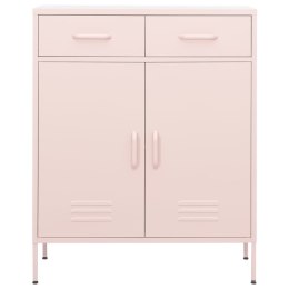 SZAFKA RÓŻOWA 80X35X101,5CM STALOWA