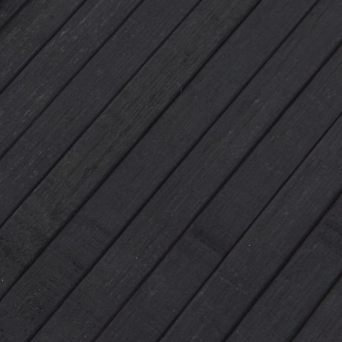 DYWAN PROSTOKĄTNY SZARY 80X200CM BAMBUSOWY