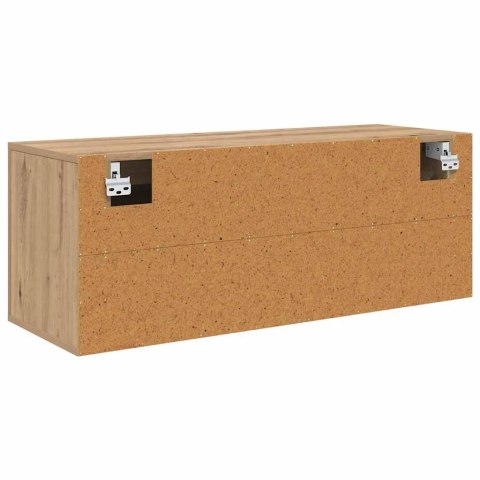 SZAFKA NA BUTY Z PÓŁKĄ Z DRZWIAMI DĄB ARTISAN 100X 35X 38CM