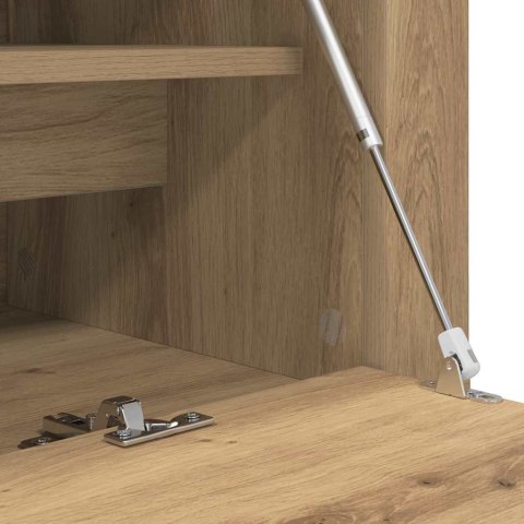 SZAFKA NA BUTY Z PÓŁKĄ Z DRZWIAMI DĄB ARTISAN 100X 35X 38CM