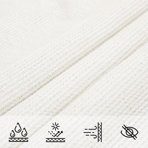 ŻAGIEL PRZECIWSŁONECZNY OGRODOWY MARKIZA TARAS 160G/M² BIAŁY 3,5X3,5X4,9 M