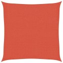 VidaXL Żagiel przeciwsłoneczny, 160 g/m², terakotowy, 3,6x3,6 m, HDPE