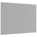 VidaXL Przód kuchenny 2 pcs Jasnoszary 70 x 50 cm szkło hartowane