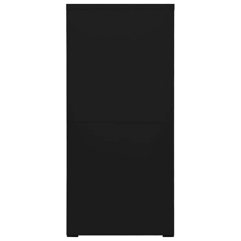 SZAFKA KARTOTEKOWA CZARNA 46X62X133CM STALOWA