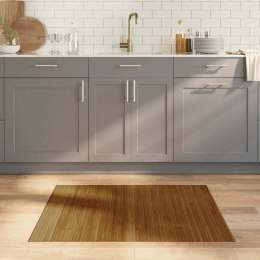 DYWAN PROSTOKĄTNY BRĄZOWY 80X100CM BAMBUSOWY