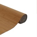 VidaXL Dywan prostokątny, brązowy, 80x500 cm, bambusowy