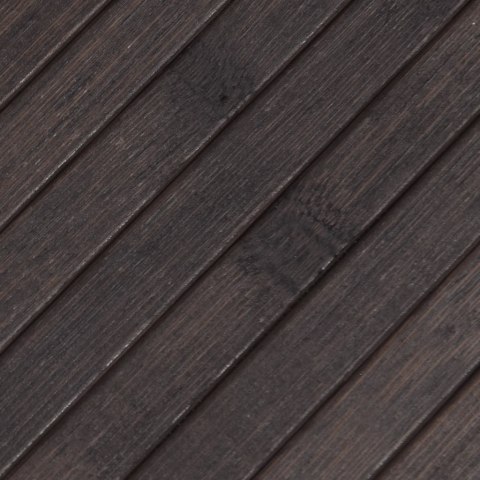 VidaXL Dywan prostokątny, ciemnobrązowy, 70x400 cm, bambusowy