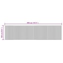 VidaXL Dywan prostokątny, jasny naturalny, 100x400 cm, bambusowy