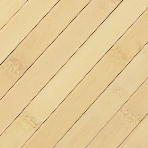 VidaXL Dywan prostokątny, jasny naturalny, 70x500 cm, bambusowy