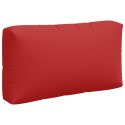 VidaXL Poduszki na palety, 3 szt., czerwone, tkanina