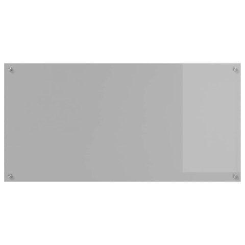 VidaXL Przód kuchenny Jasnoszary 120 x 60 cm szkło hartowane