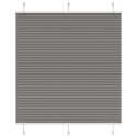 VidaXL Roleta plisowana antracytowa 115x150 cm Szerokość tkaniny