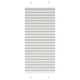 VidaXL Roleta plisowana jasnoszara 55x100 cm Szerokość tkaniny 54,4cm