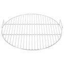 VidaXL Ruszt do grilla, z uchwytami, Ø44,5 cm, stal nierdzewna 304