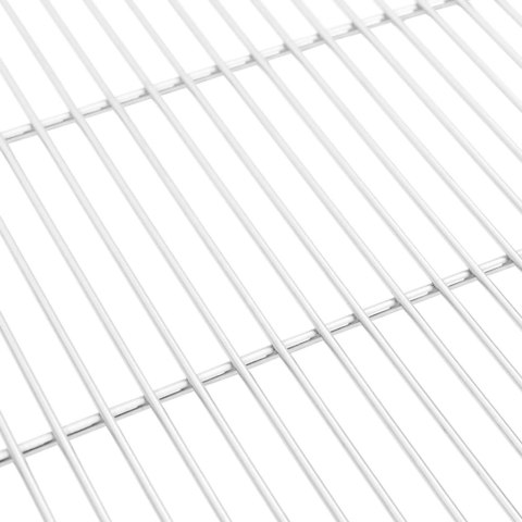 VidaXL Ruszt do grilla, z uchwytami, Ø44,5 cm, stal nierdzewna 304