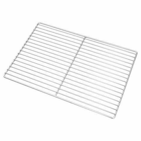VidaXL Ruszt grillowy Srebrny 47 x 32,5 cm Stal nierdzewna