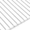 VidaXL Ruszt grillowy Srebrny 50 x 35 cm Stal nierdzewna