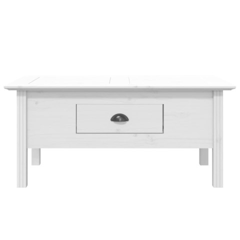 STOLIK KAWOWY BODO BIAŁY 100X55X46CM DREWNO SOSNOWE