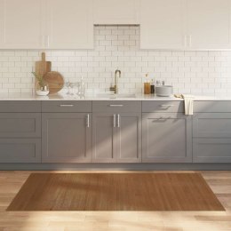 VidaXL Dywan prostokątny, brązowy, 100x200 cm, bambusowy