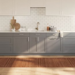 DYWAN PROSTOKĄTNY BRĄZOWY 80X300CM BAMBUSOWY