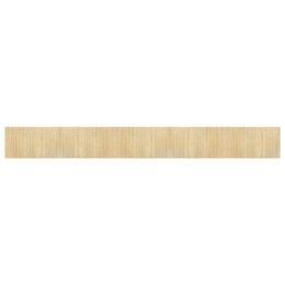 DYWAN PROSTOKĄTNY JASNY NATURALNY 60X500CM BAMBUSOWY