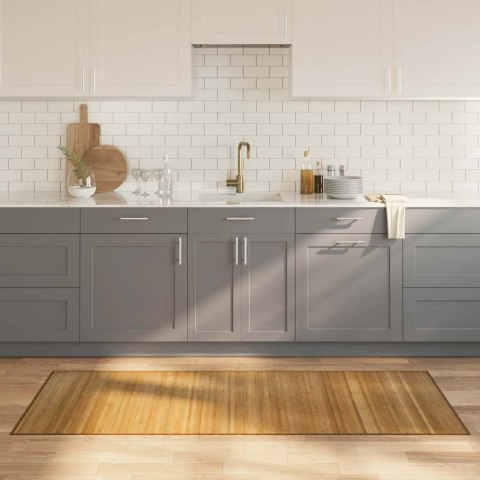 DYWAN PROSTOKĄTNY NATURALNY 80X200CM BAMBUSOWY