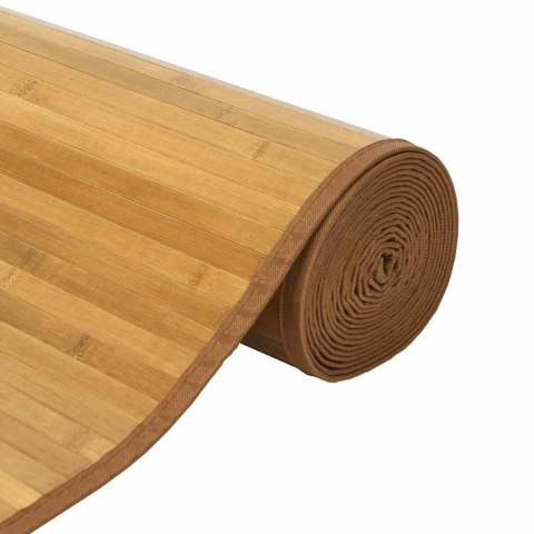 DYWAN PROSTOKĄTNY NATURALNY 80X200CM BAMBUSOWY