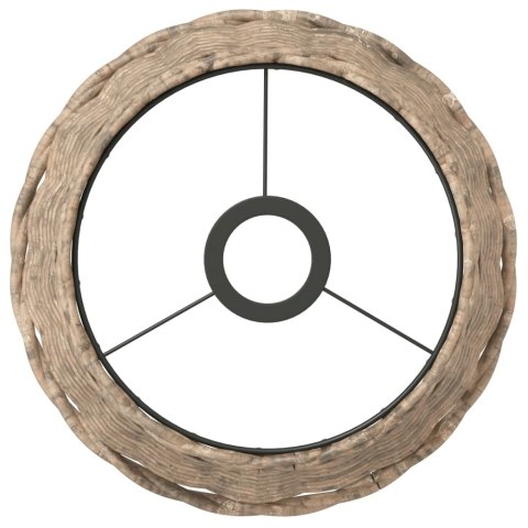 VidaXL Klosz lampy wiszącej, brązowy, Ø25x17 cm, wiklina