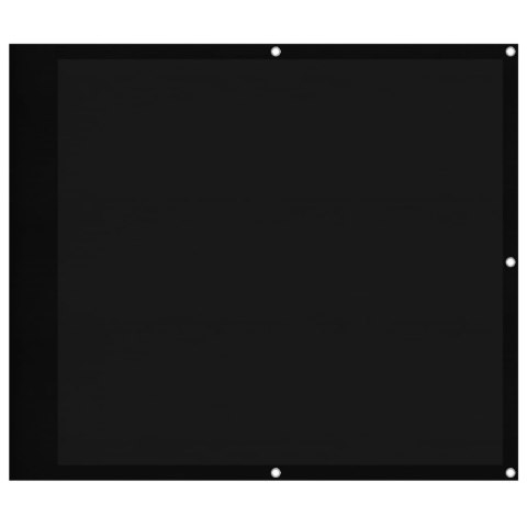 VidaXL Parawan balkonowy, czarny, 90x800 cm, 100% poliester Oxford