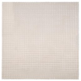 VidaXL Dywany pokojowe Kwadrat HUARTE Beżowy 120 x 120 cm Poliester