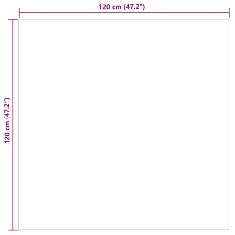 DYWAN POKOJOWY KWADRAT HUARTE BEŻOWY 120X120CM