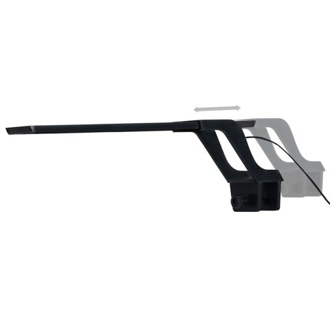 VidaXL Lampa LED do akwarium, z zaciskiem, 35-55 cm, niebiesko-biała