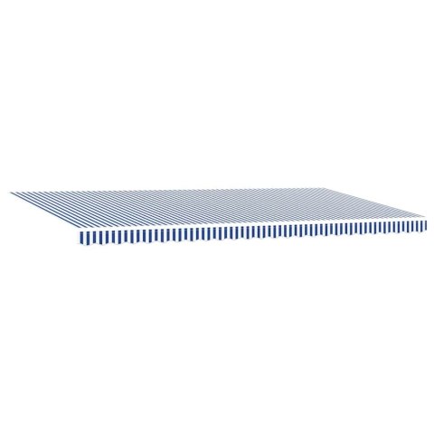 MARKIZA ZWIJANA ZE LED LIGHTS NIEBIESKI I BIAŁY 600 × 300CM