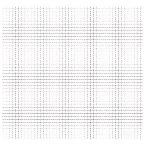 VidaXL Siatka ogrodzeniowa, stal nierdzewna, 50x50 cm, 31x31x3 mm