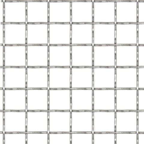 VidaXL Siatka ogrodzeniowa, stal nierdzewna, 50x50 cm, 31x31x3 mm
