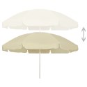 VidaXL Parasol plażowy, piaskowy żółty, 240 cm