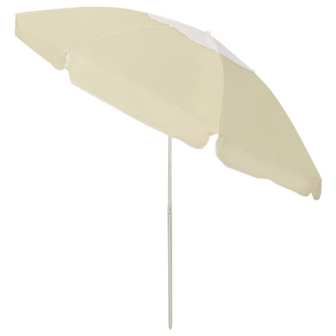 VidaXL Parasol plażowy, piaskowy żółty, 240 cm