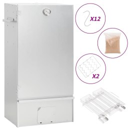 WĘDZARNIA DOMOWA GENERATOR ZIMNEGO DYMU 10H TERMOMETR WIÓRY ZESTAW STALOWA