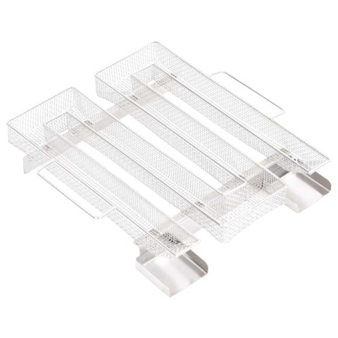 WĘDZARNIA DOMOWA GENERATOR ZIMNEGO DYMU 10H TERMOMETR WIÓRY ZESTAW STALOWA