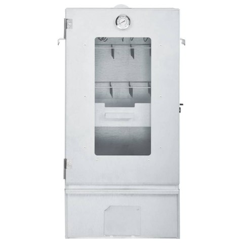 WĘDZARNIA 83CM Z OKNEM GENERATOR ZIMNEGO DYMU ZESTAW 12 HACZYKÓW WIÓRY 1KG