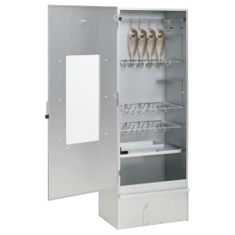 WĘDZARNIA 110CM Z OKNEM GENERATOR ZIMNEGO DYMU ZESTAW 12 HACZYKÓW WIÓRY 1KG