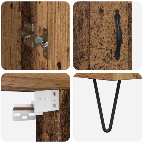 VidaXL Highboard Stare drewno 69,5 x 34 x 90 cm