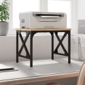 STOJAK POD DRUKARKĘ DĄB SONOMA ORGANIZER BIURKO PÓŁKA LOFT METALOWA 40X30X31CM