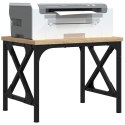 STOJAK POD DRUKARKĘ DĄB SONOMA ORGANIZER BIURKO PÓŁKA LOFT METALOWA 40X30X31CM
